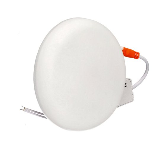 Downlight LED redondo sem moldura JANDEI 18W 6000K Corte ajustável 120x20mm