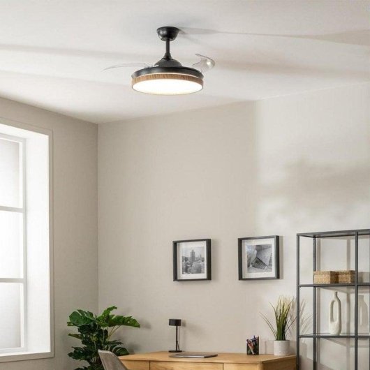 Ventilador de techo Cecotec EnergySilence Aero 4320 35W 6 velocidades LED retráctil mando