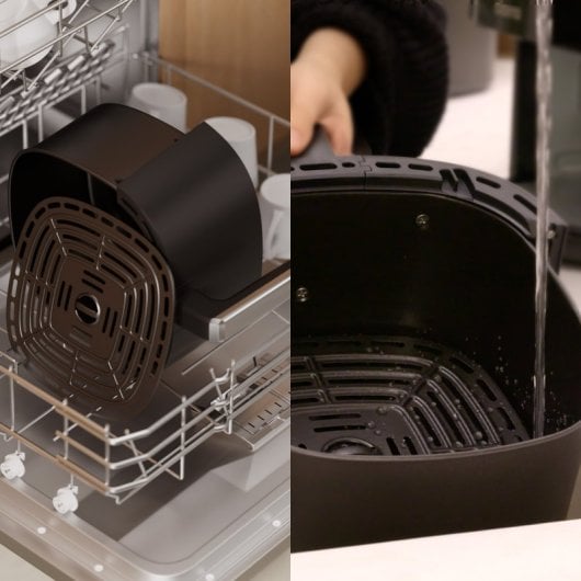 Friteuse à air Ciarra AWBAF1A 5 L 1 500 W avec 8 programmes, écran tactile, noir
