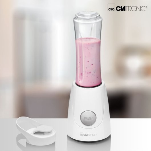 Batidora Clatronic Mix & Go 600ml Acero Inoxidable 250W Pulso Seguridad Recetas Fitness