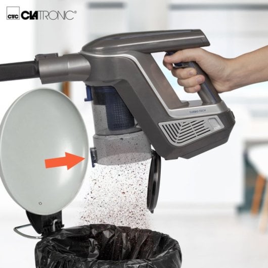 Aspirateur sans fil Clatronic BS 1312 A 18,5 V avec filtre HEPA et autonomie de 20 minutes