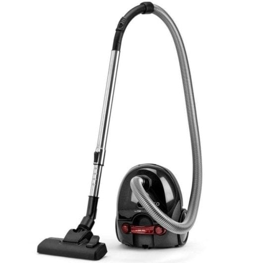 Aspirateur avec Sac Clatronic BS 1300 700W Filtration 5 Étapes Inox Antracite Rouge