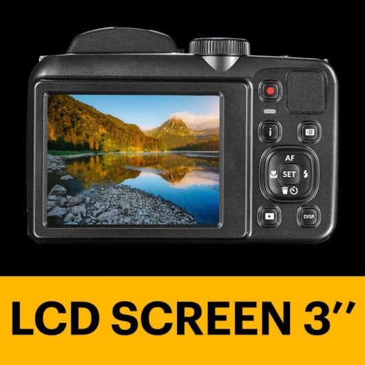 Cámara Digital Compacta Kodak PIXPRO AZ252 16 MP 25x Zoom Óptico Sensor CCD Estabilizador LCD 3? Negro