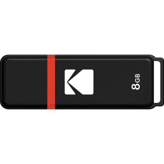 Pen Drive Kodak Classic K102 Series 8GB USB 2.0 Pack 3 Preto Vermelho