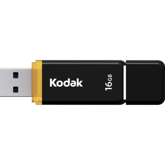 Clé USB Kodak K100 16 Go USB 3.1 100 Mo/s Noir-Jaune