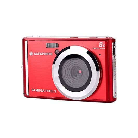 Agfaphoto Realishot DC5500 24MP Kompakt-Digitalkamera mit 8-fachem Digitalzoom, CMOS-Sensor, Selbstauslöser, Blitz