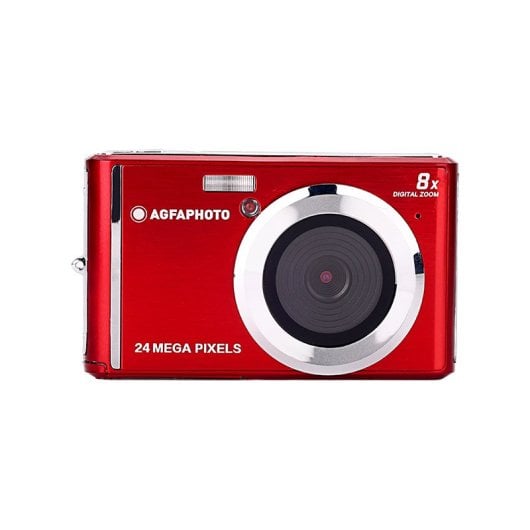 Agfaphoto Realishot DC5500 24MP Kompakt-Digitalkamera mit 8-fachem Digitalzoom, CMOS-Sensor, Selbstauslöser, Blitz