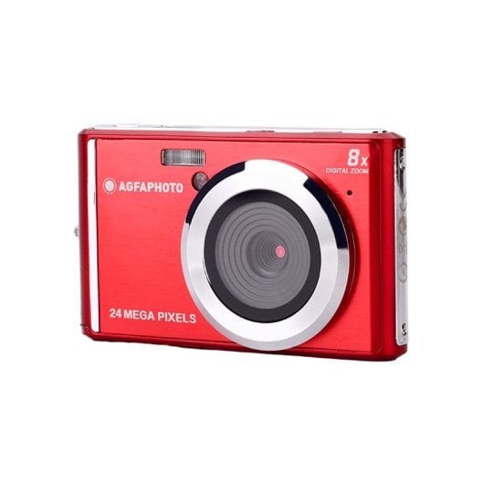 Agfaphoto Realishot DC5500 24MP Kompakt-Digitalkamera mit 8-fachem Digitalzoom, CMOS-Sensor, Selbstauslöser, Blitz