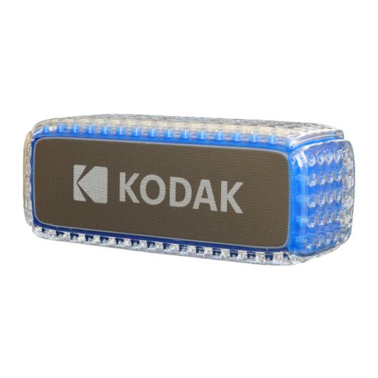 Altavoces Kodak Bluetooth True Wireless 8W IPX6 con luz RGB, batería 5h y radio FM
