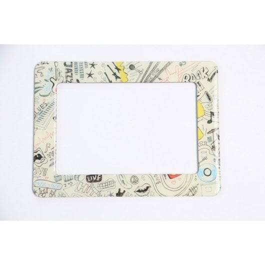 Kit cadre photo Kodak 10x15cm A6 bloc transparent + 5 feuilles photographiques + 1 feuille métallique
