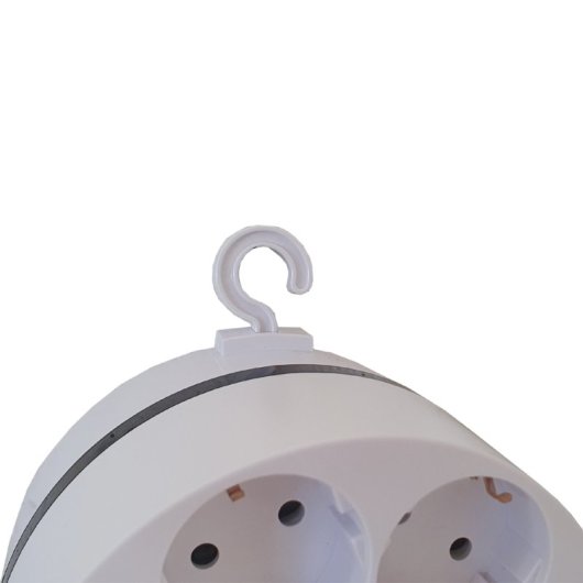 Regleta enrollacable Osca Connect 5x16A 2xUSB-A 1xUSB-C 3m 3680W blanca