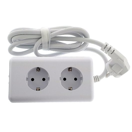 Base múltiple Osca Connect 6 tomas 16A USB A y USB C cable 2 metros 3600W