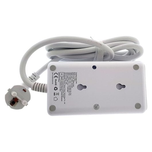 Base múltiple Osca Connect 6 tomas 16A USB A y USB C cable 2 metros 3600W