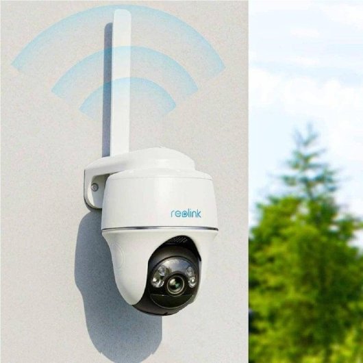 Câmera de vigilância Reolink Go Series G430 2K Visão Noturna Externa IA Controle por Voz Áudio Bidirecional