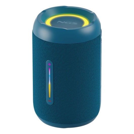 Altavoces NGS Portátiles Bluetooth 5.2 80W TWS resistentes al agua con luces LED y karaoke