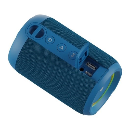 Altavoces NGS Portátiles Bluetooth 5.2 80W TWS resistentes al agua con luces LED y karaoke