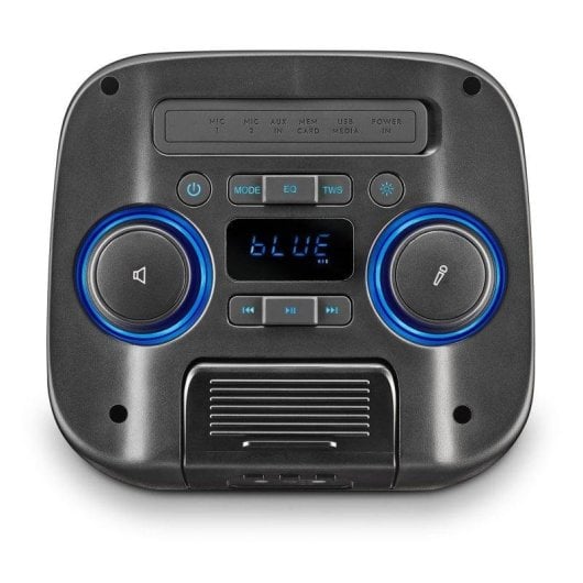 NGS Wild Club Altavoz Portátil Bluetooth 5.2 80W Batería Recargable 5400mAh Negro