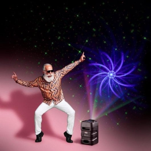 NGS Wild Club Altavoz Portátil Bluetooth 5.2 80W Batería Recargable 5400mAh Negro