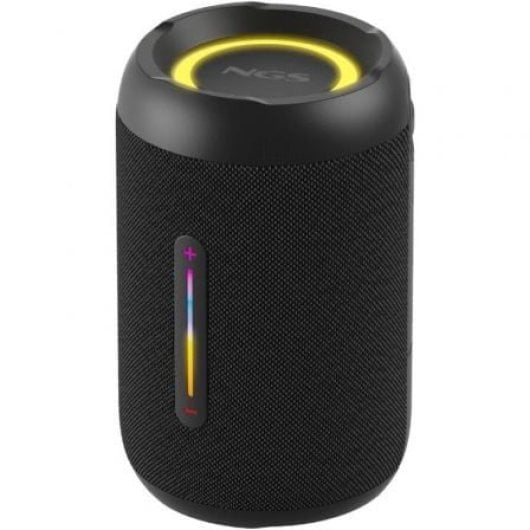 Altavoces NGS Bluetooth portátiles 20W IPX7 TWS RGB batería 7h AUX USB