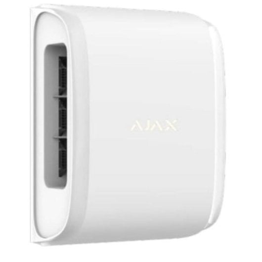 Sensor infrarrojos Ajax DualCurtain Outdoor Blanco IP54 Montaje en Pared Exterior