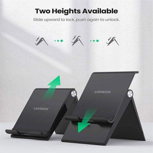 Soporte ajustable Ugreen LP247 ABS y silicona, plegable, para móviles y mini tablets 4.7-7.9?