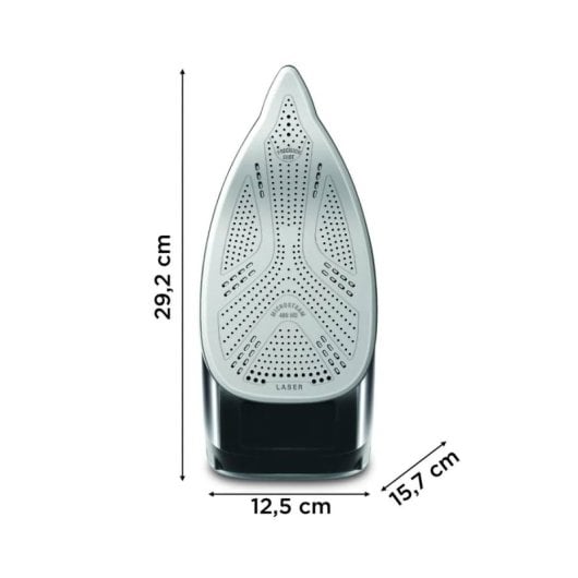 Plancha Rowenta DW8210 Microsteam 400 HD Láser 2800W 200g Rojo/Negro