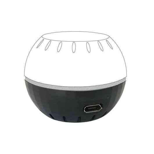 Capteur de Température et Humidité Shelly H&T MicroUSB Alimentation Continue Blanc