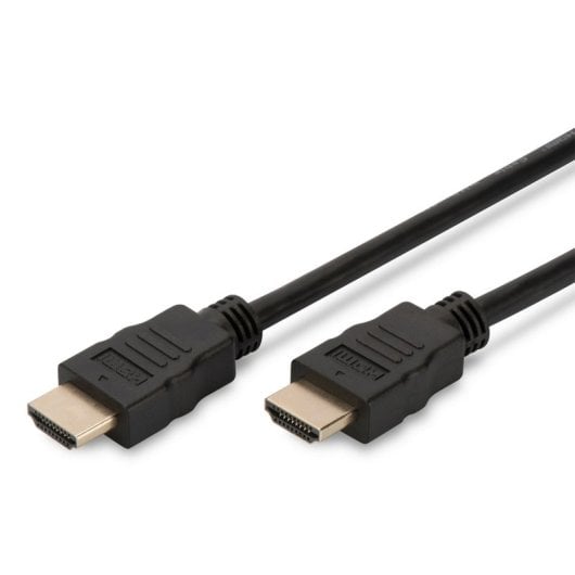 Ewent Ec1300 Soho Hochgeschwindigkeits-HDMI-Kabel mit Ethernet, 1 m, schwarz