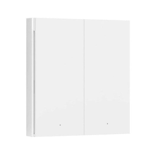 Intelligenter Schalter Aqara WRS-R02 Zigbee Doppelkanal Kompatibel mit HomeKit