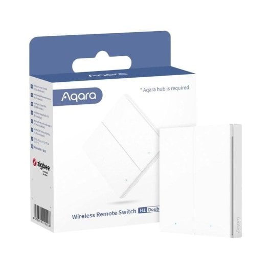 Intelligenter Schalter Aqara WRS-R02 Zigbee Doppelkanal Kompatibel mit HomeKit