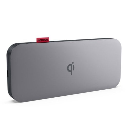 Powerbank Lenovo GO 10000mAh Wireless Qi, 2x USB-C, Power Delivery, 30W, Gris