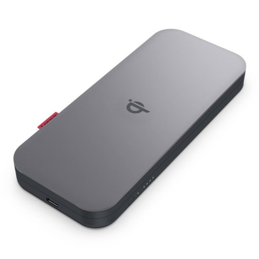 Powerbank Lenovo GO 10000mAh Wireless Qi, 2x USB-C, Power Delivery, 30W, Gris