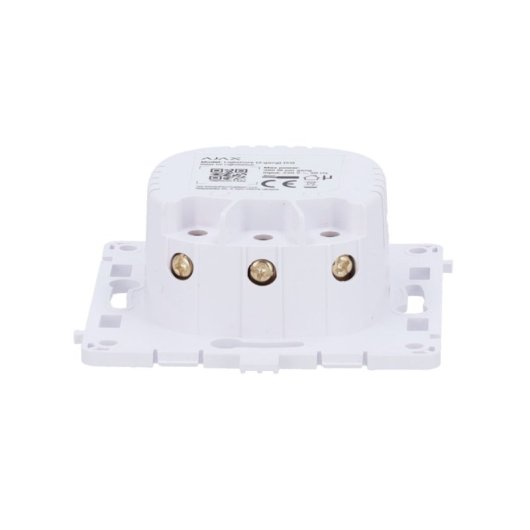 Relais double Ajax Smart Light Core 2G pour interrupteur intelligent, installation facile