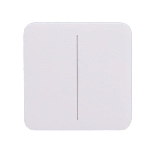 Interrupteur Intelligent Ajax SoloButton 2-gang Câblé Rétroéclairage LED Compatible Ajax