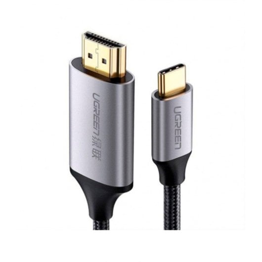 Cable Ugreen MM142 USB-C a HDMI 4K 60Hz 1.5m aluminio trenzado oro