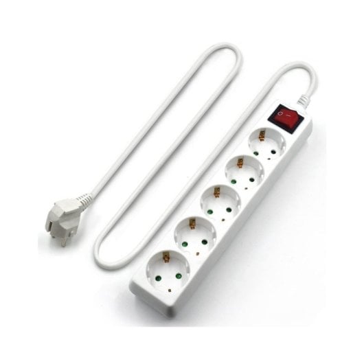 Régua 5 genommen Ewent Ew3916 Schuko 16a 1,5 m weiß