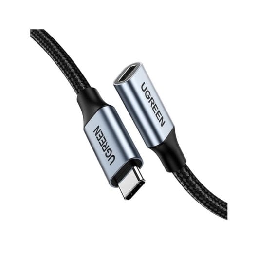 Cable de extensión USB-C Ugreen 3.1 10Gb/s 1m Negro/Gris alta velocidad carga y datos