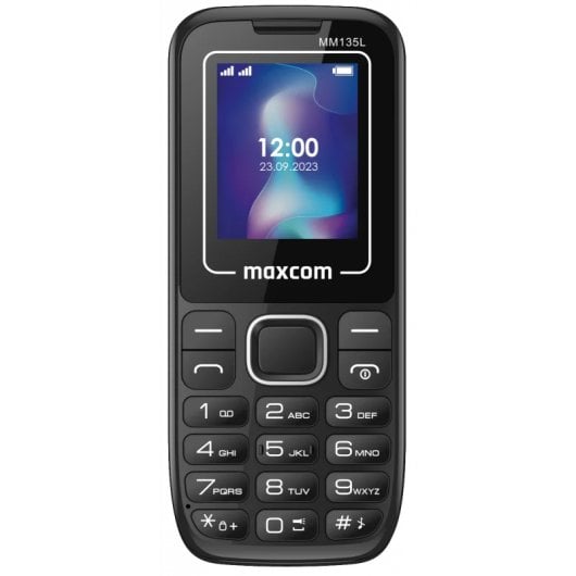 Teléfono MaxCom Classic MM135 LIGHT 1.77" 128x160 Negro 600mAh Barra
