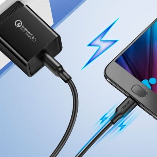 Cable Ugreen USB 3.0 Micro USB 2.4A 2m PVC ecológico negro
