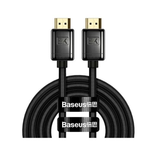 Kabel Hdmi 2.1 Baseus 8k@60hz 1m Schwarz