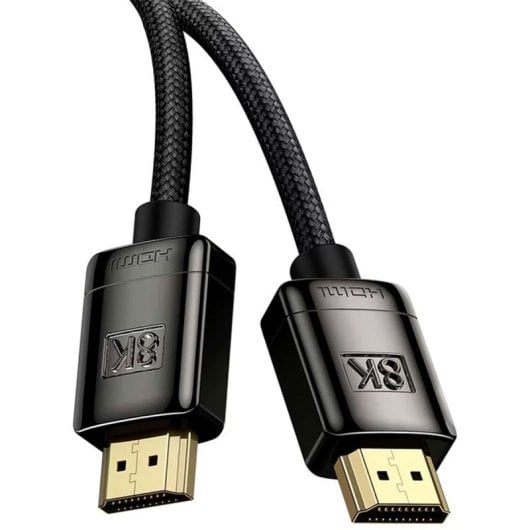 Kabel Hdmi 2.1 Baseus 8k@60hz 1m Schwarz