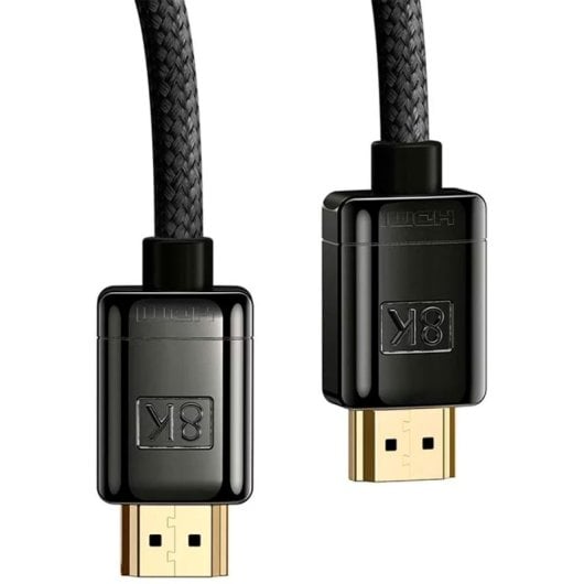 Kabel Hdmi 2.1 Baseus 8k@60hz 1m Schwarz