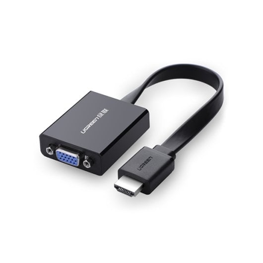 Cable HDMI Ugreen 40248 0,16m Macho/Hembra chapado en oro negro