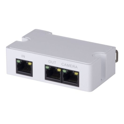 Transmisor de red Dahua Technology PFT1300 PoE pasivo, hasta 3 cámaras IP, 300m, compacto
