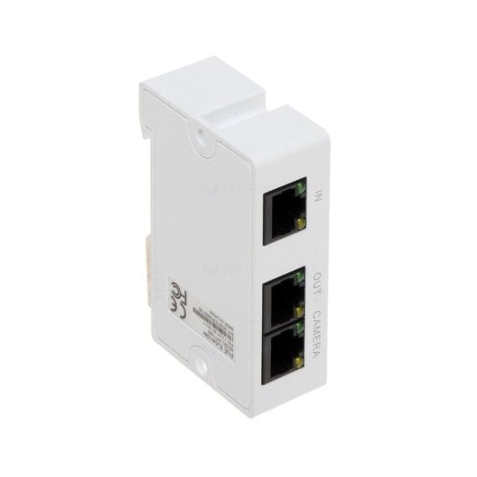 Transmisor de red Dahua Technology PFT1300 PoE pasivo, hasta 3 cámaras IP, 300m, compacto