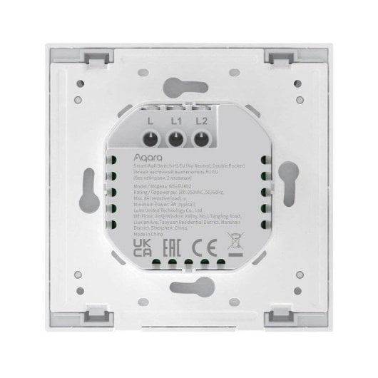 Intelligenter Schalter Aqara WS-EUK02 Zigbee Dual HomeKit Kompatibel