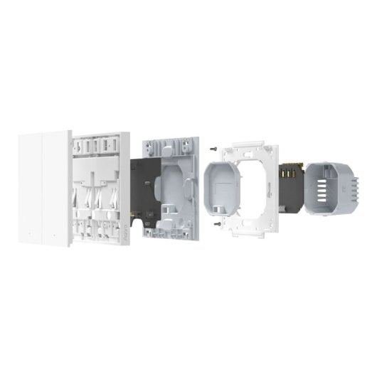 Interruptor inteligente Aqara WS-EUK02 Wireless Switch H1 Zigbee 3.0 Blanco Dual Control remoto