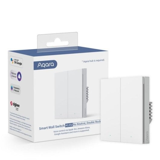 Intelligenter Schalter Aqara WS-EUK02 Zigbee Dual HomeKit Kompatibel