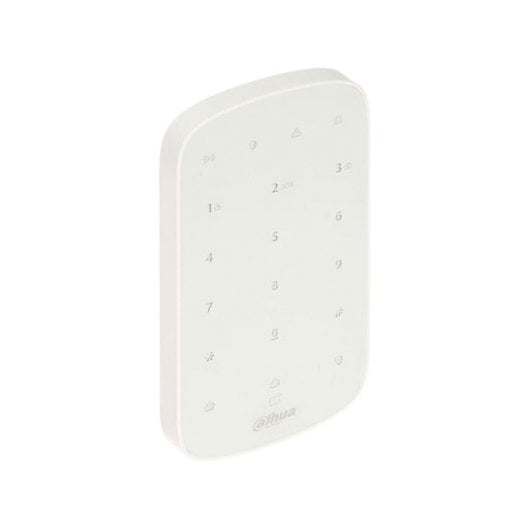 Teclado inalámbrico Dahua ARK30T-W2(868) con lector RFID, ABS/PC, 868 MHz, blanco