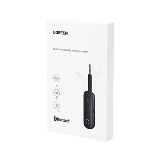 Transmisor/Receptor Ugreen CM403 Bluetooth 5.0 Mini Jack 3.5mm Micrófono Compacto